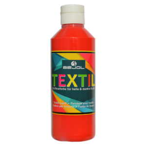 Bejol Textilfarbe orange 250ml Stoffmalfarbe für helle und dunkle Stoffe