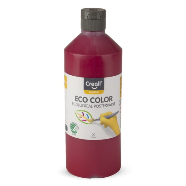 Creall Eco Color Plakatfarbe 500ml dunkelrot