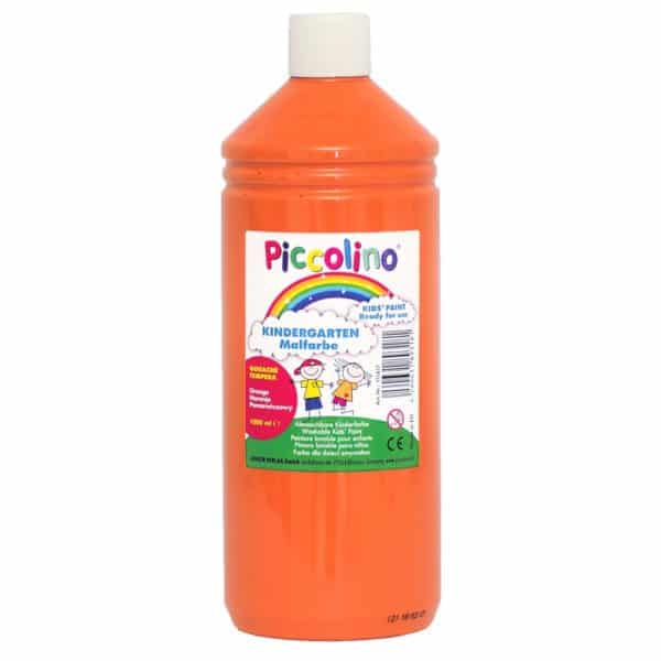 Piccolino Kindermalfarbe orange 1000ml
