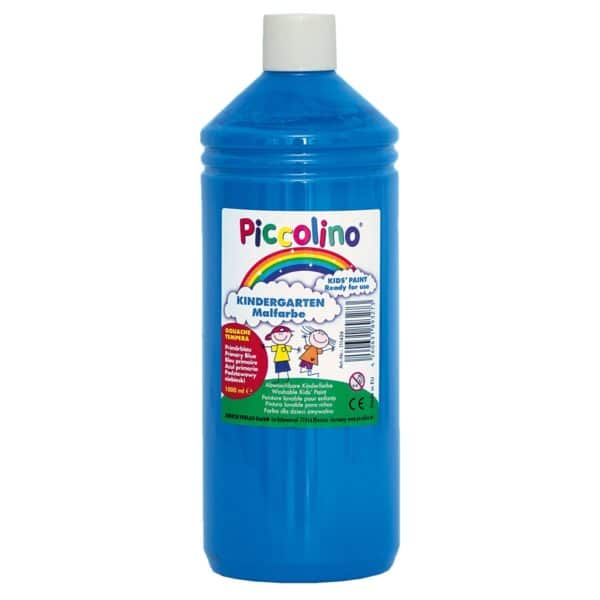 Piccolino Kindermalfarbe Primärblau 1000ml