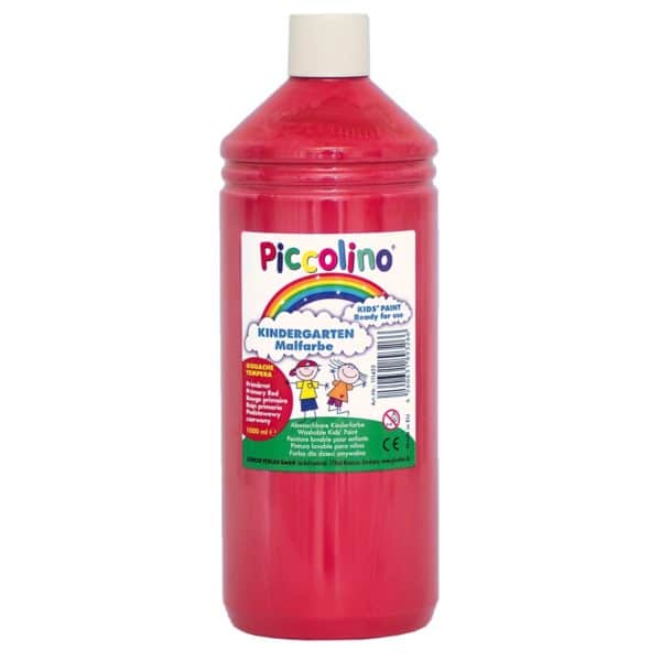 Piccolino Kindermalfarbe primärrot 1000ml