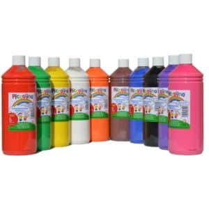 Piccolino Kindermalfarben Set 10x1000ml