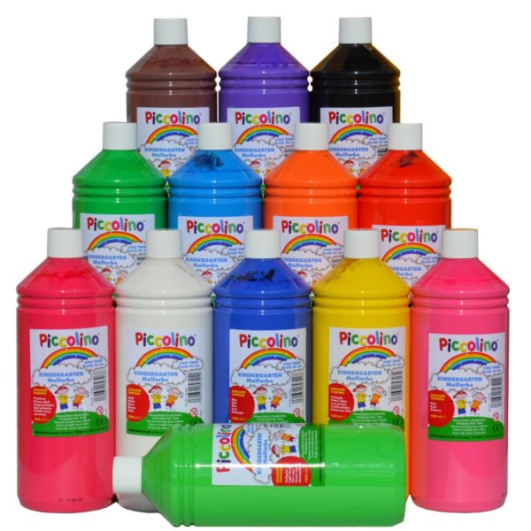 Piccolino Kindermalfarben Set 13x 1000ml