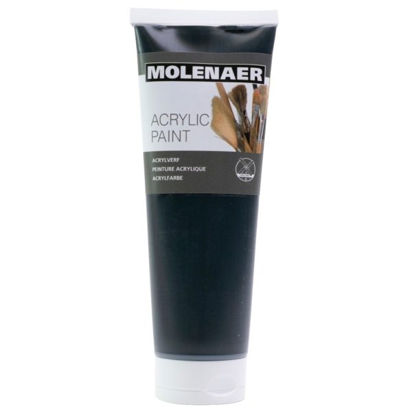 Molenaer Studio Acrylfarbe schwarz 250ml