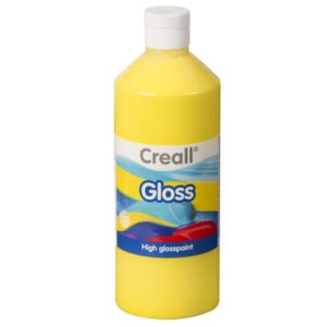 Glanzfarbe Creall Gloss Gelb, 500ml Glanz Effekt Farbe