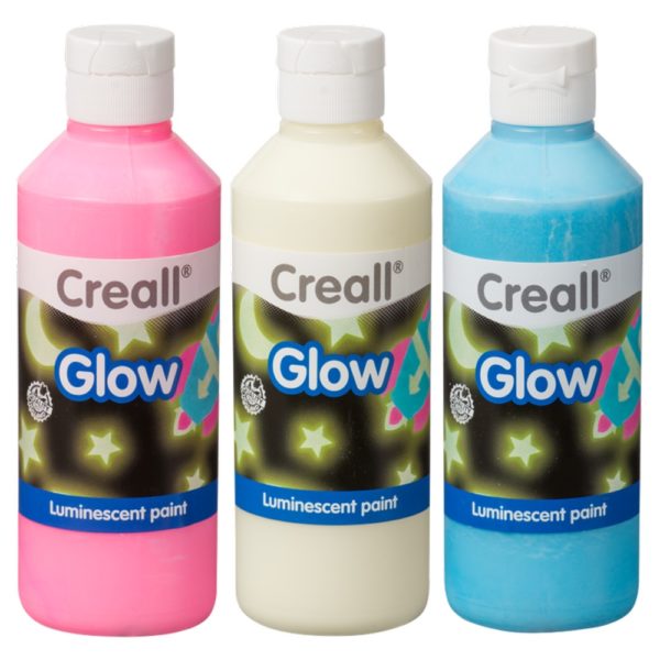 Creall Glow Nachtleuchtfarben Set 3x250ml