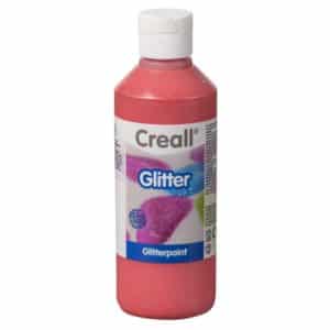 Creall Glitter Glitzerfarbe rot 250ml