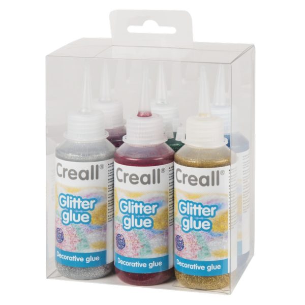 Glitzerkleber Creall Glitter Glue 6er Set 6x100ml