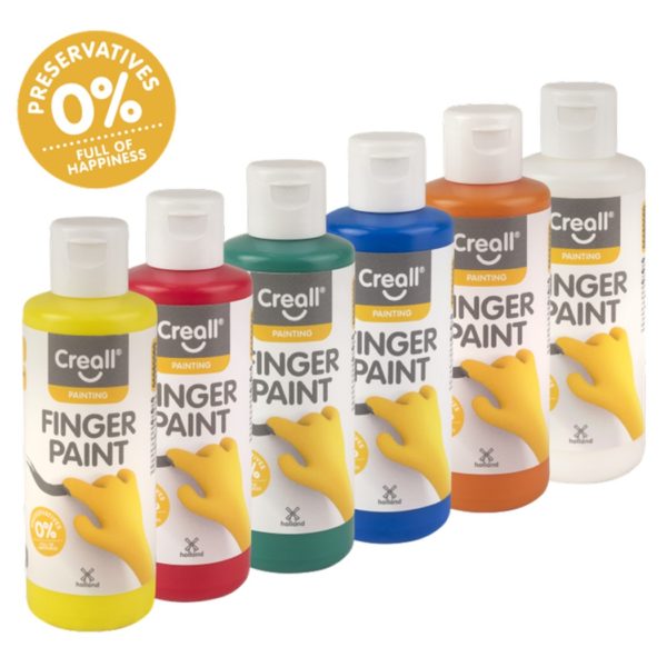 Creall Fingerfarben Set 6x80ml