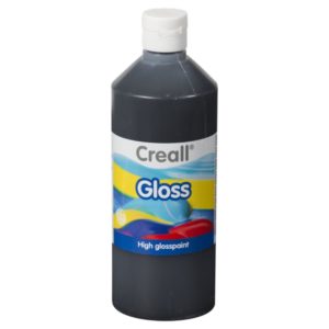 Glanzfarbe Creall Gloss 500ml, Farbe schwarz