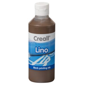 Linoldruckfarbe Creall Lino, Linoldruck Farbe braun, 250ml