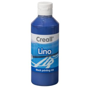 Linoldruckfarbe Creall Lino, Linoldruck Farbe dunkelblau, 250ml
