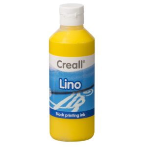 Linoldruckfarbe Creall Lino, Linoldruck Farbe gelb, 250ml