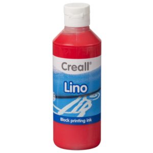 Linoldruckfarbe Creall Lino, Linoldruck Farbe hellrot, 250ml