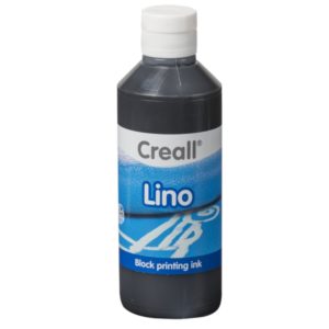 Linoldruckfarbe Creall Lino, Linoldruck Farbe schwarz, 250ml