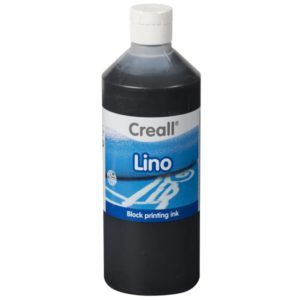 Linoldruckfarbe Creall Lino, Linoldruck Farbe schwarz, 500ml