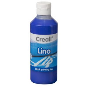 Linoldruckfarbe Creall Lino, Linoldruck Farbe ultramarin-blau, 250ml