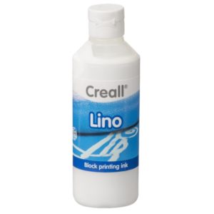 Linoldruckfarbe Creall Lino, Linoldruck Farbe weiß, 250ml