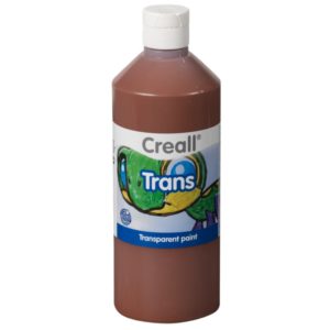Creall Trans, transparente Farbe 500ml, braun
