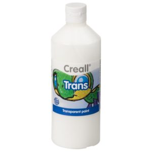 Creall Trans, transparente Farbe weiß, 500ml