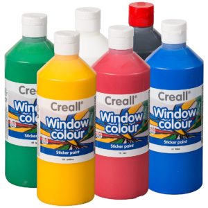 Creall Window Color Set 6 Farben zu je 500ml