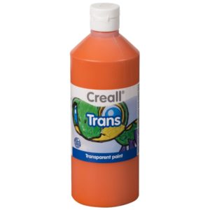 Creall trans, transparente Farbe, orange, 500ml