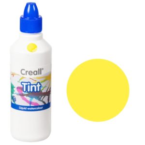 Creall Tint 500ml hellgelb, flüssige Wasserfarbe, Aquarellfarbe, Zeichentinte