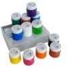Textilfarben Set 12 Stoffmalfarben zum Malen zu je 50ml