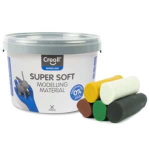 Havo Creall Super Soft Knete Modellierknete 1750g 5 Farben